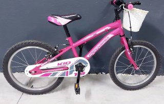 Bicicleta infantil rosa Megamo 18