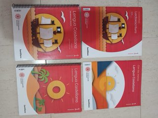 Libro de texto, cuaderno y lectoescritura