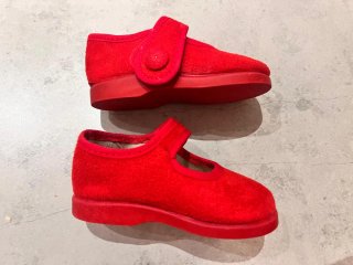 Merceditas serraje rojas talla 19