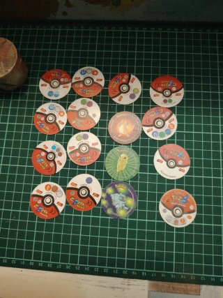 16 Tazos Pokémon