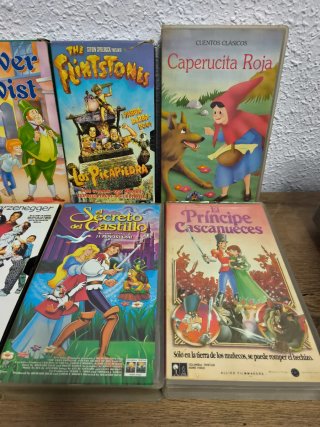Lote 10 Películas Infantiles VHS