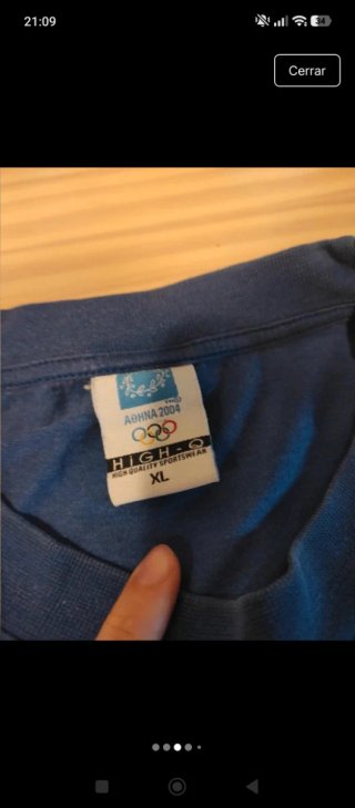 Camiseta Vintage Athena's JJOO Azul