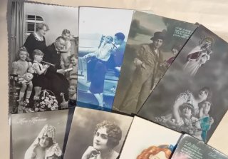 Lote de 8 postales antiguas originales.