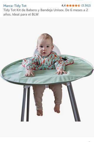 Kit Babero y Bandeja Tidy Tot Unisex