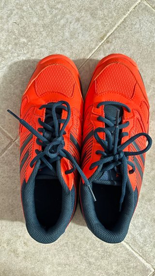 Zapatillas Padel Adidas Naranja y Azul