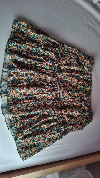 Falda floral talla única