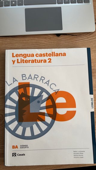 Lengua castellana y literatura 2º de Bachillerato.