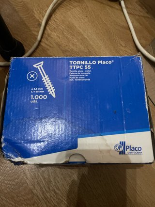 Tornillos Placo TTPC 55 de 500 a 1000 unds