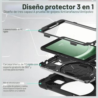 Funda Samsung galaxi tab active 3 y 5 de 8"