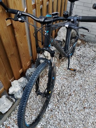 Bicicleta Btwin Rockrider Velocímetro/sillin