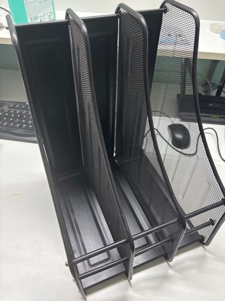 Organizador de escritorio metálico