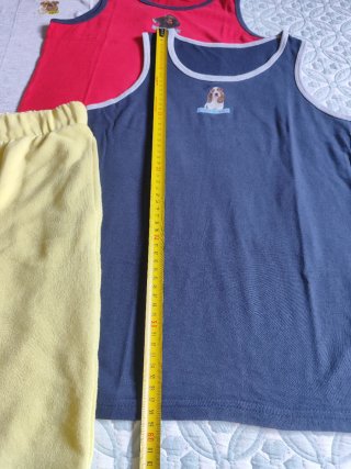 Conjunto 3 Camisetas y Pantalón Corto Talla 14