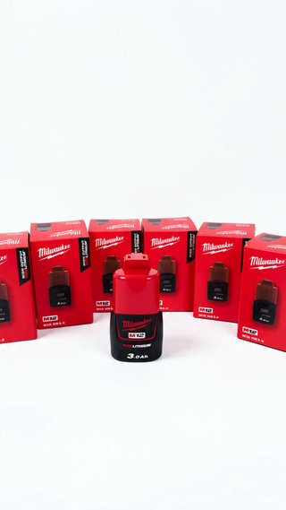 3 Baterías Milwaukee M12 REDLITHIUM 3.0Ah
