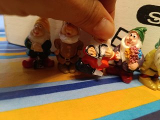 Figuras Los 7 Enanitos Disney vintage