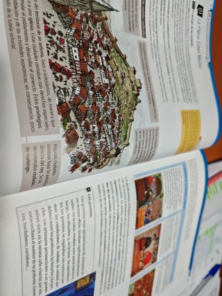 Libro de geografía e historia