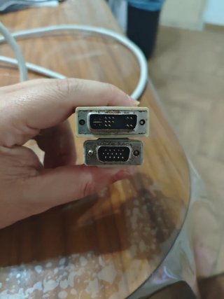 Cable VGA 15 pines a DVI-A