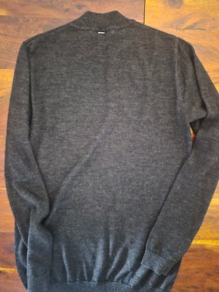 Jersey gris cuello alto unisex IKKS