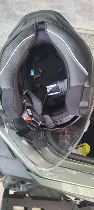 Casco de moto modular COURSE negro Nuevo