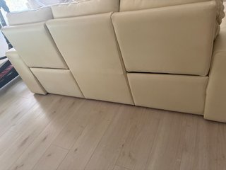 Sofá 2 y 3 plazas beige piel