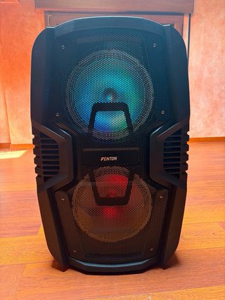 Altavoz Fenton Bluetooth FT210 LED Negro