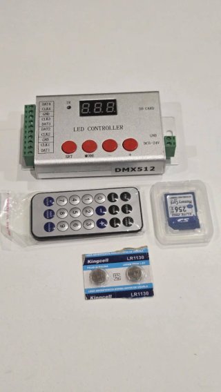 Controlador LED H802SE DMX512 SD Card