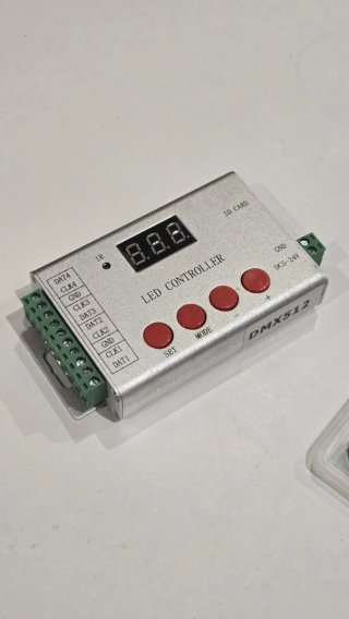 Controlador LED H802SE DMX512 SD Card