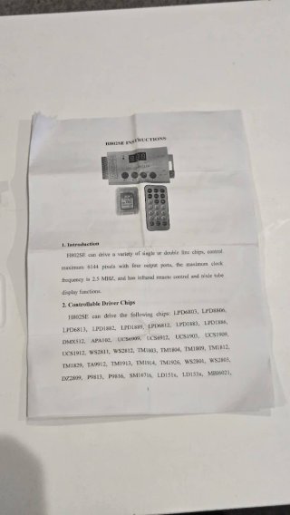 Controlador LED H802SE DMX512 SD Card