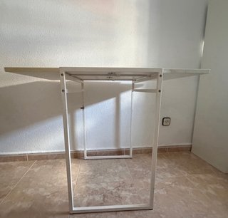 Mesa plegable blanca tipo Ikea