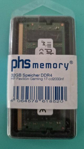 PHS Memory 32GB DDR4 3200MHZ
