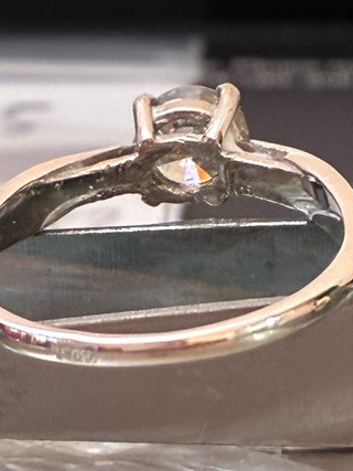 Anillo Oro 18k 0.72 Ct Diamante Natural