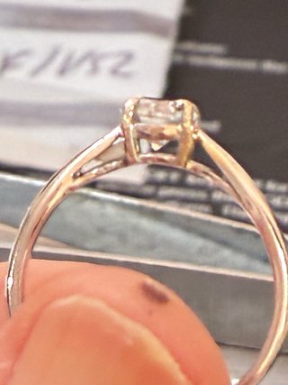 Anillo Oro 18k 0.72 Ct Diamante Natural