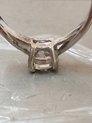 Anillo Oro 18k 0.72 Ct Diamante Natural