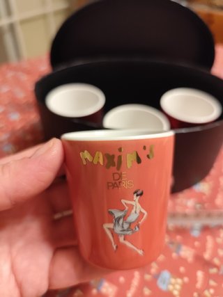 Juego 4 Vasos Maxim's de Paris