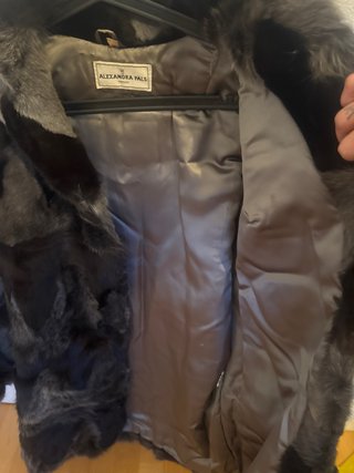 Abrigo Piel Natural Alexandra Talla Única