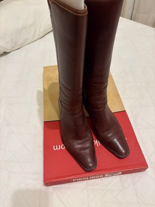 Botas Pikolinos Cuero Talla 39 tacón medio