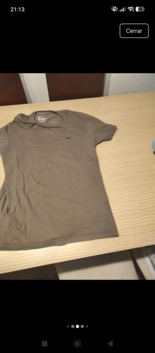 Camiseta Nike Marrón Lisa