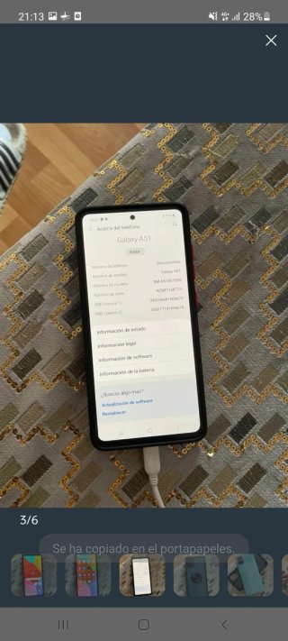 Samsung Galaxy A51 128GB azul