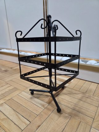 Organizador de pendientes giratorio