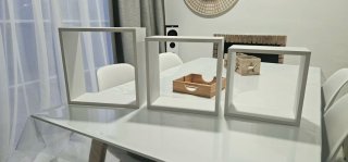 Set 3 Cubos Decorativos Madera