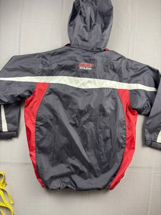 Giacca a vento vintage Brugi grigio/rossa