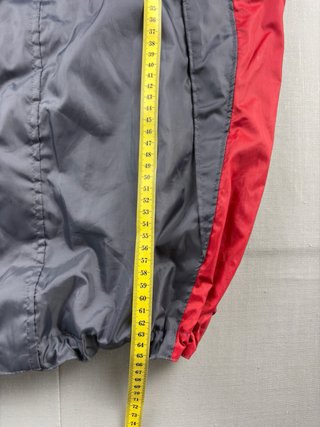 Giacca a vento vintage Brugi grigio/rossa