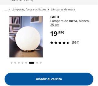 Lámparas Esfera Ikea Blancas