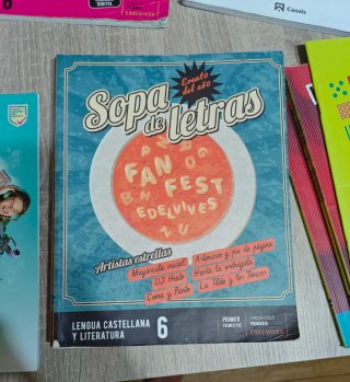 Lote de libros de 6° de primaria Karol e