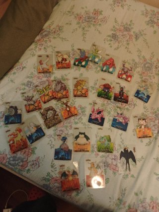 28 Lamincards Pokémon Originales