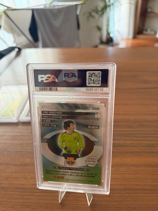 Lionel Messi 2006 Panini Megacracks PSA 7