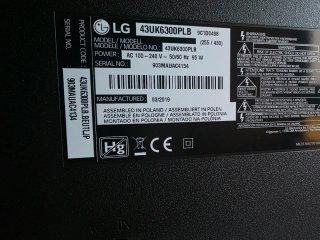 Smart TV LG Negra