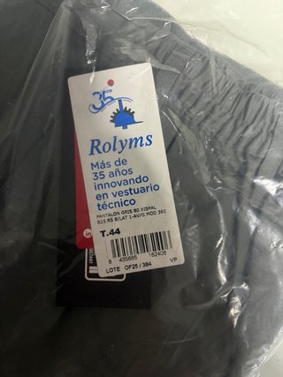 Pantalones de trabajo ROLYMS grises -ignífugos