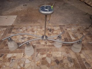 Lámpara de techo moderna 4 luces