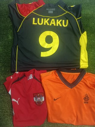 Lote 3 Camisetas Fútbol selecciones