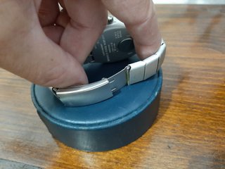 Swatch Irony Aluminio Cronógrafo Azul Plateado